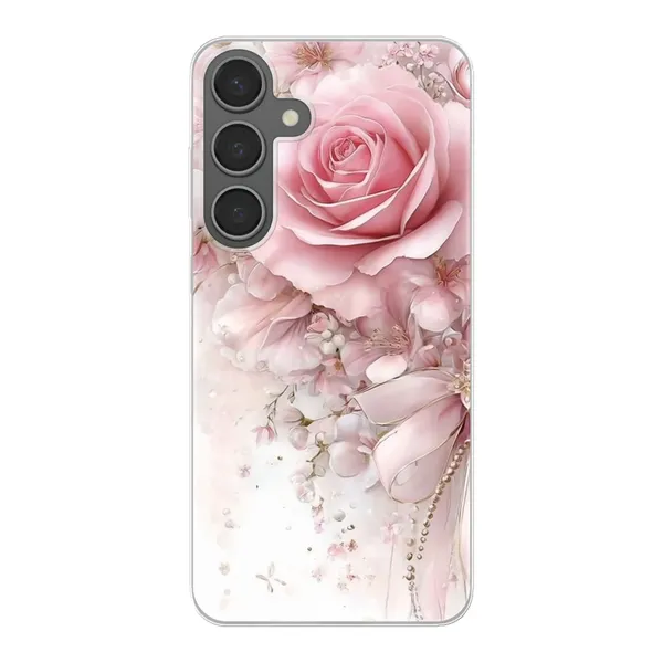 Blushing Rose Pearl Bow Case