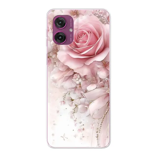 Blushing Rose Pearl Bow Case