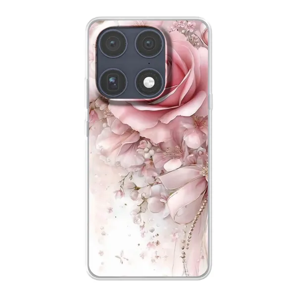 Blushing Rose Pearl Bow Case