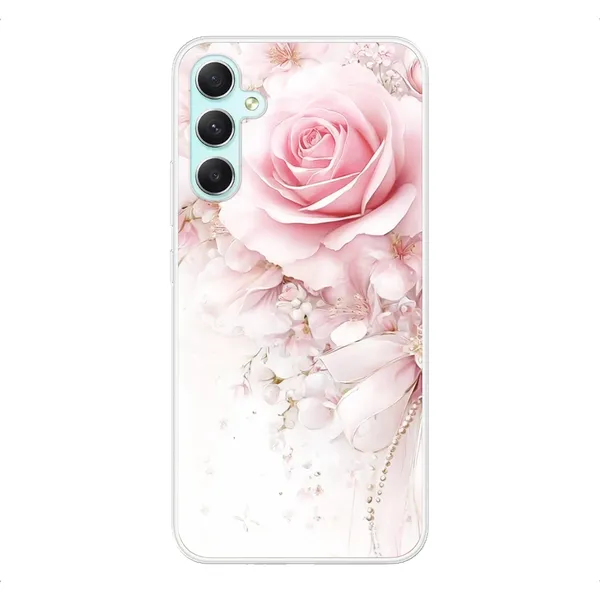 Blushing Rose Pearl Bow Case