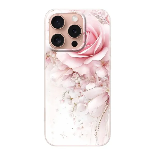 Blushing Rose Pearl Bow Case