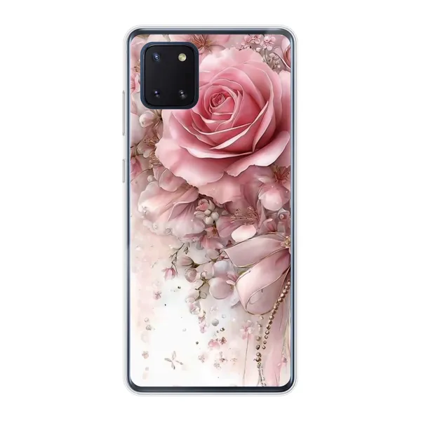 Blushing Rose Pearl Bow Case