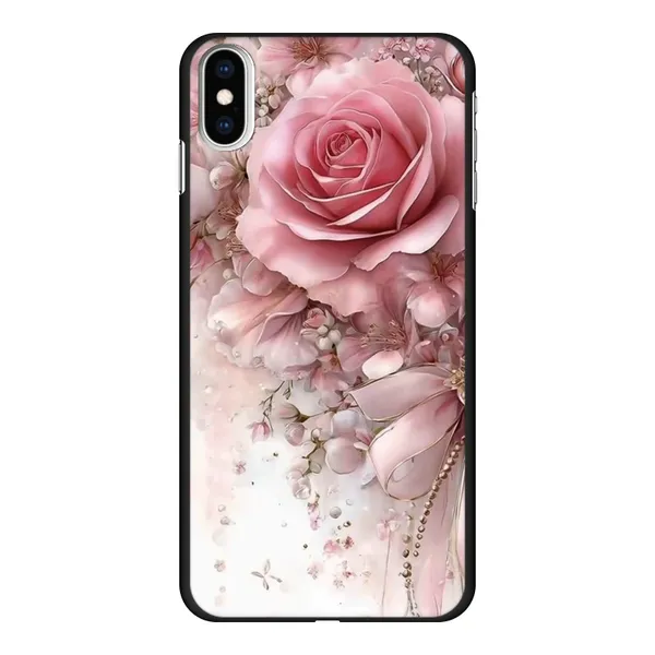 Blushing Rose Pearl Bow Case