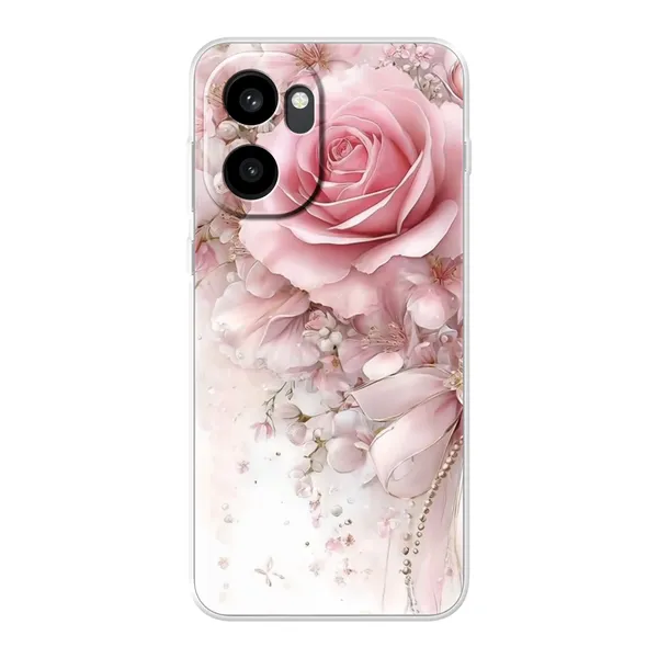 Blushing Rose Pearl Bow Case
