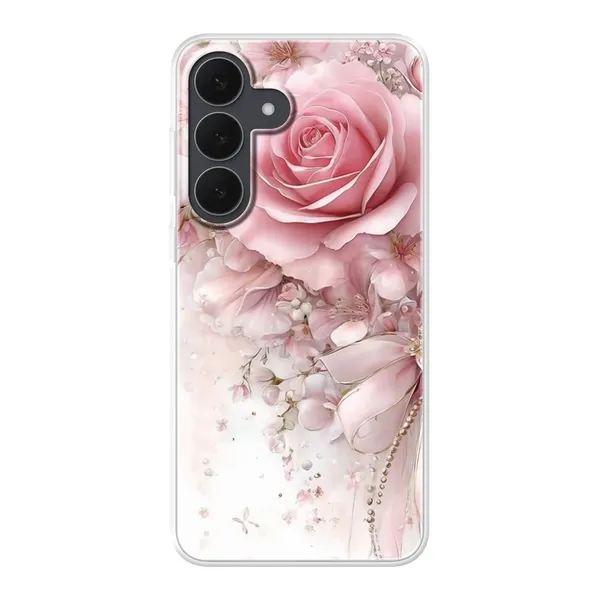 Blushing Rose Pearl Bow Case