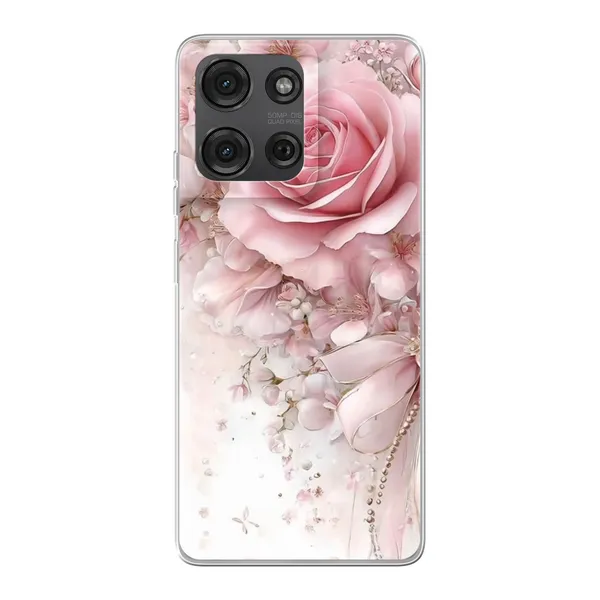 Blushing Rose Pearl Bow Case