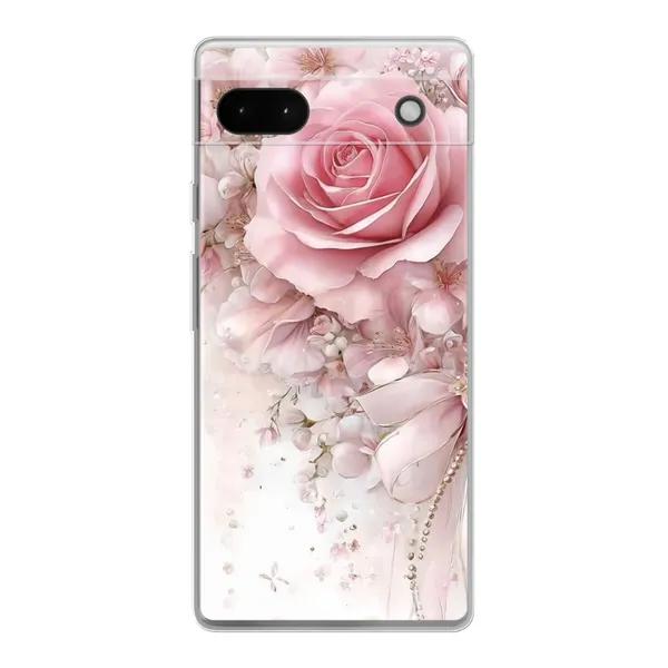 Blushing Rose Pearl Bow Case