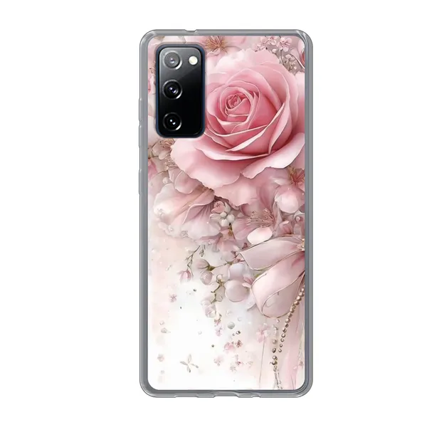 Blushing Rose Pearl Bow Case