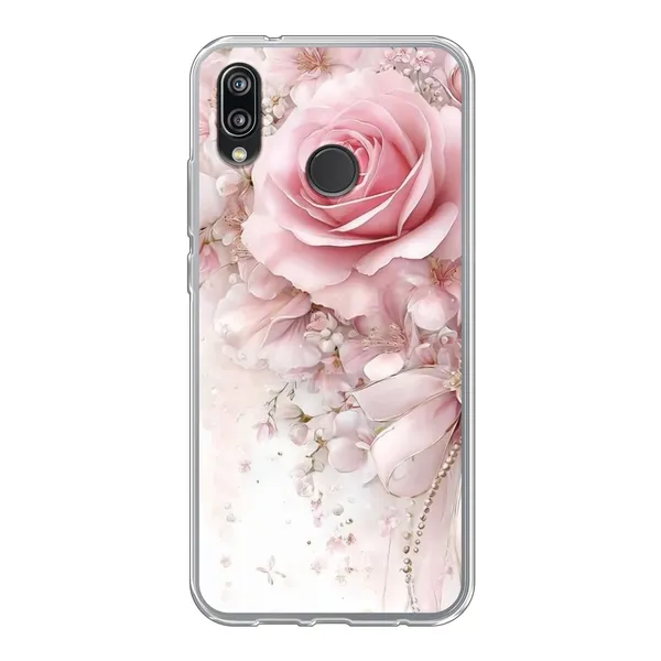 Blushing Rose Pearl Bow Case
