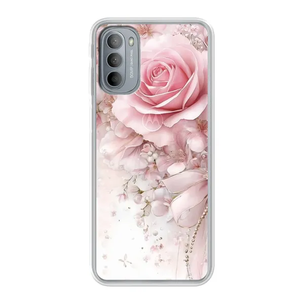 Blushing Rose Pearl Bow Case