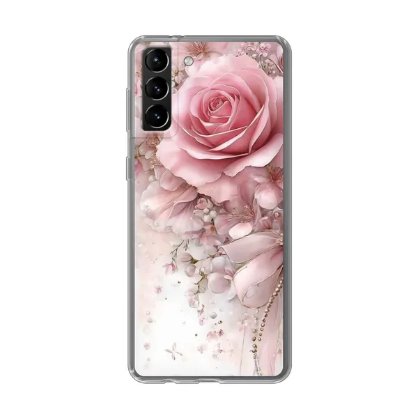 Blushing Rose Pearl Bow Case