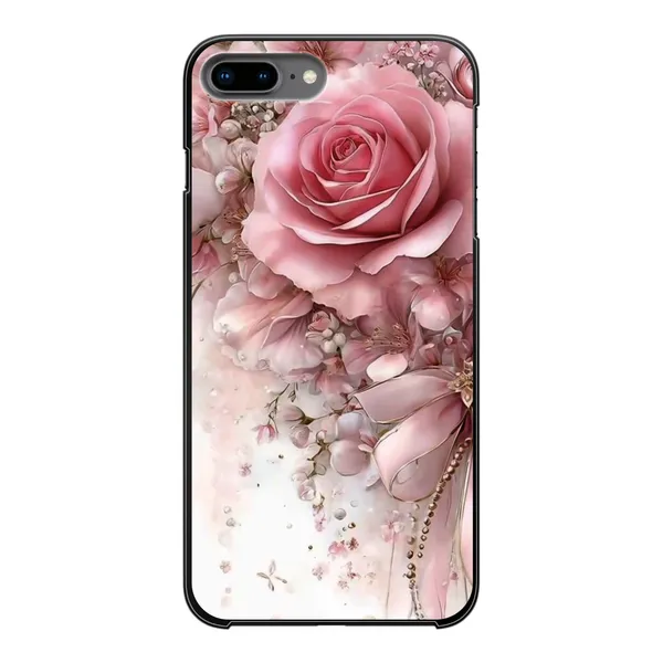 Blushing Rose Pearl Bow Case