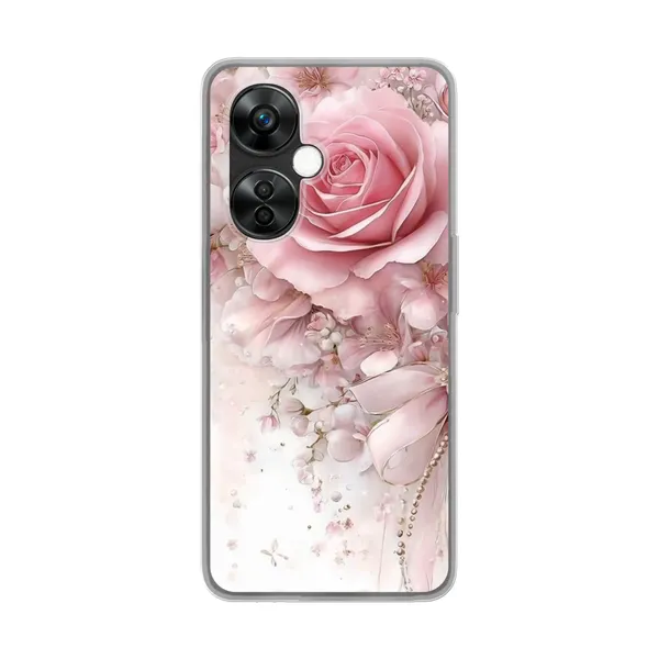 Blushing Rose Pearl Bow Case