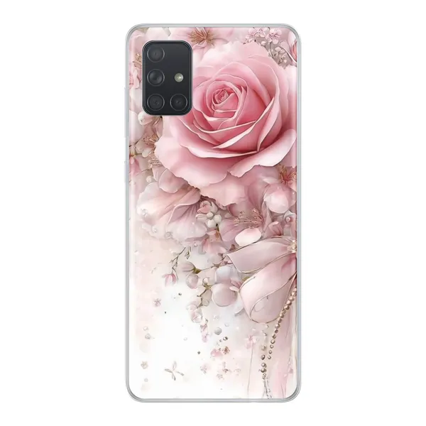Blushing Rose Pearl Bow Case