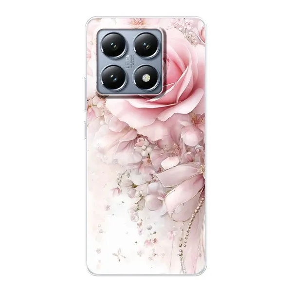 Blushing Rose Pearl Bow Case