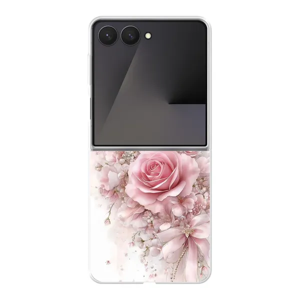 Blushing Rose Pearl Bow Case