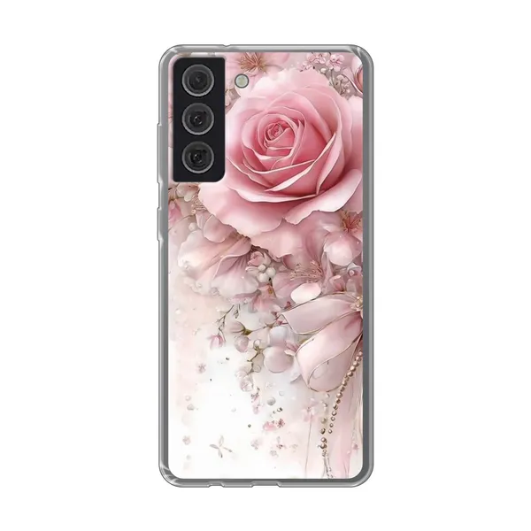 Blushing Rose Pearl Bow Case