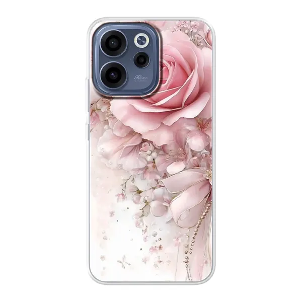 Blushing Rose Pearl Bow Case