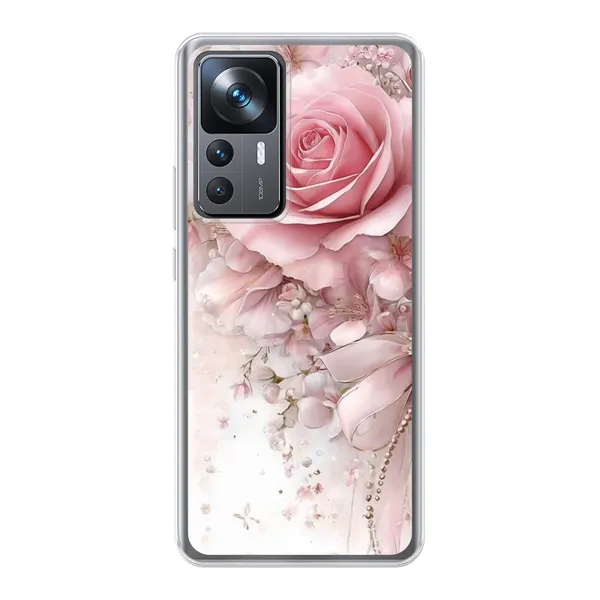 Blushing Rose Pearl Bow Case