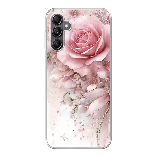 Blushing Rose Pearl Bow Case