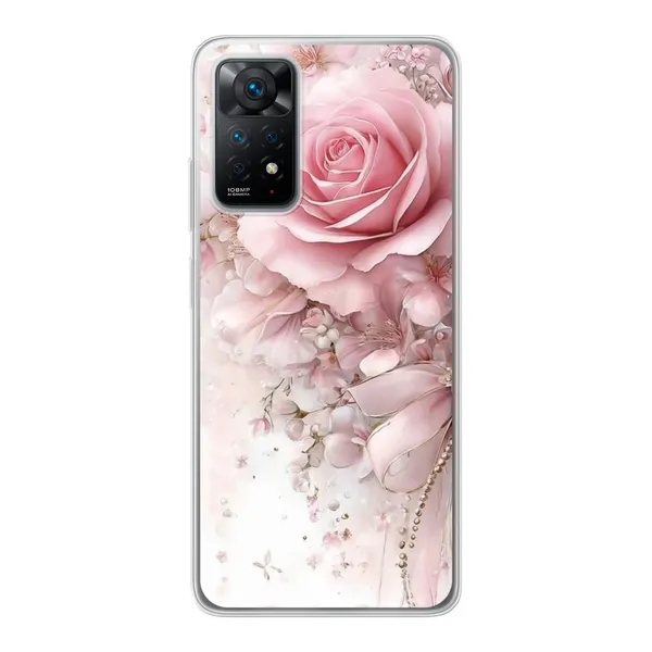 Blushing Rose Pearl Bow Case
