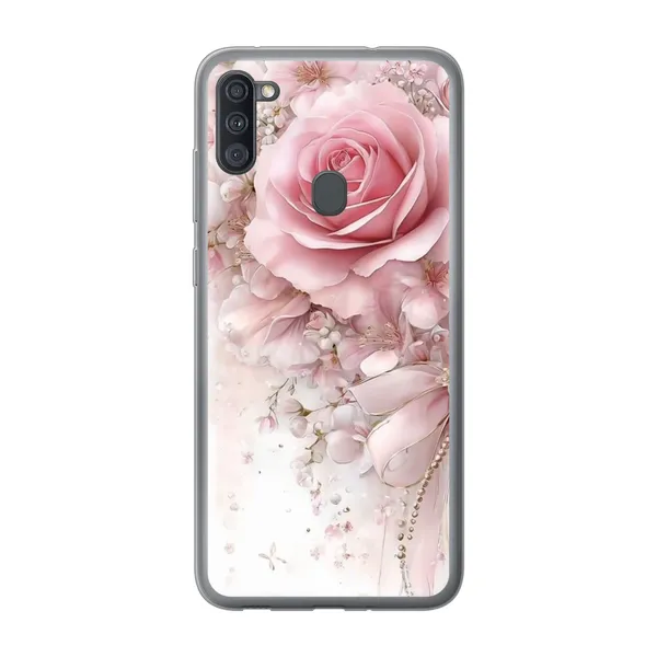Blushing Rose Pearl Bow Case