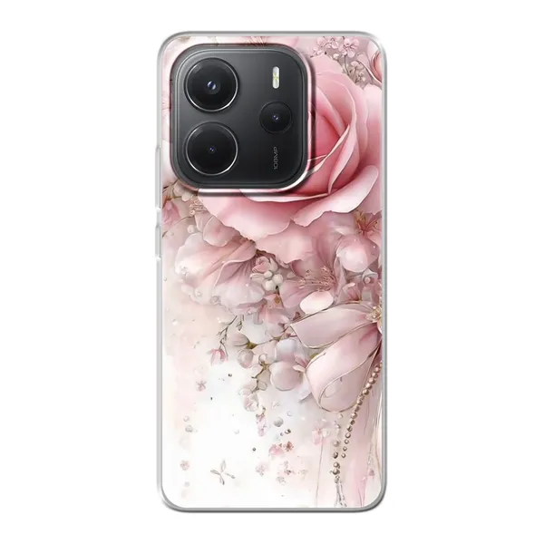 Blushing Rose Pearl Bow Case