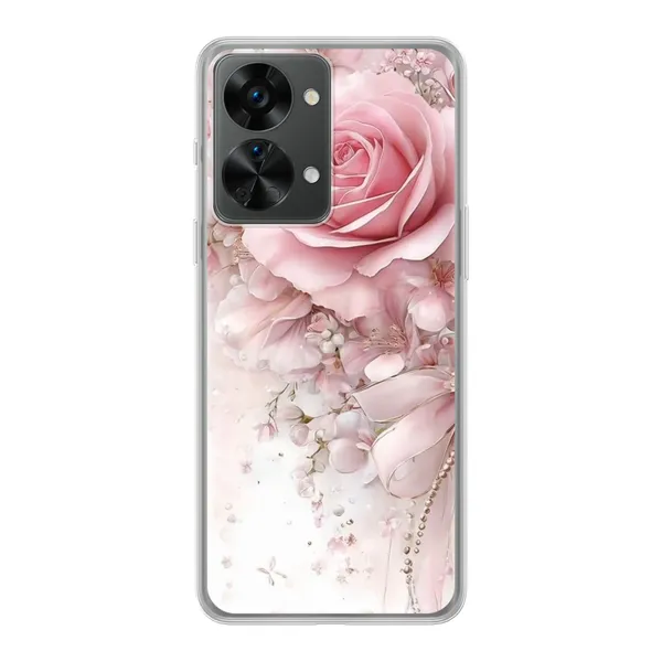 Blushing Rose Pearl Bow Case