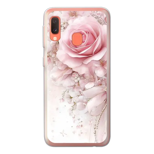 Blushing Rose Pearl Bow Case