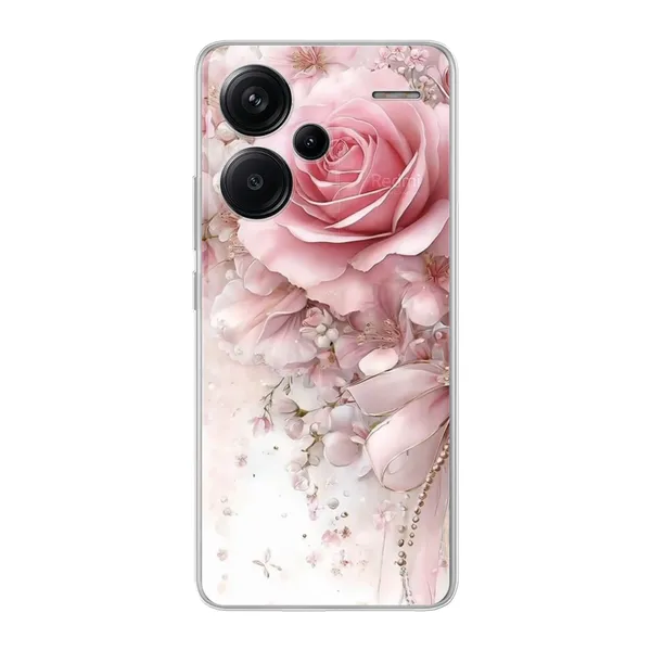 Blushing Rose Pearl Bow Case