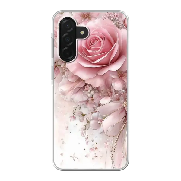 Blushing Rose Pearl Bow Case