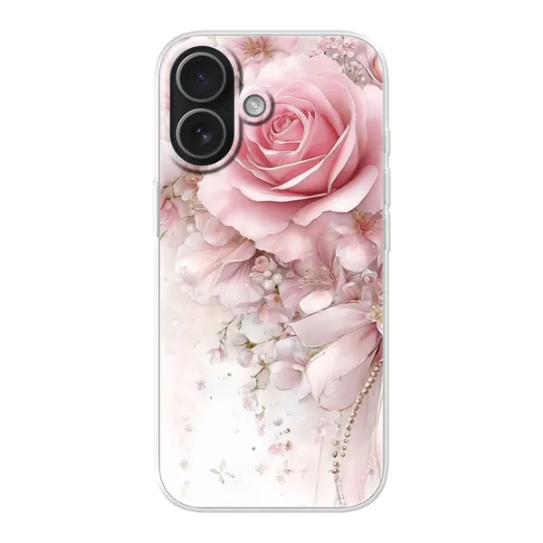 Blushing Rose Pearl Bow Case