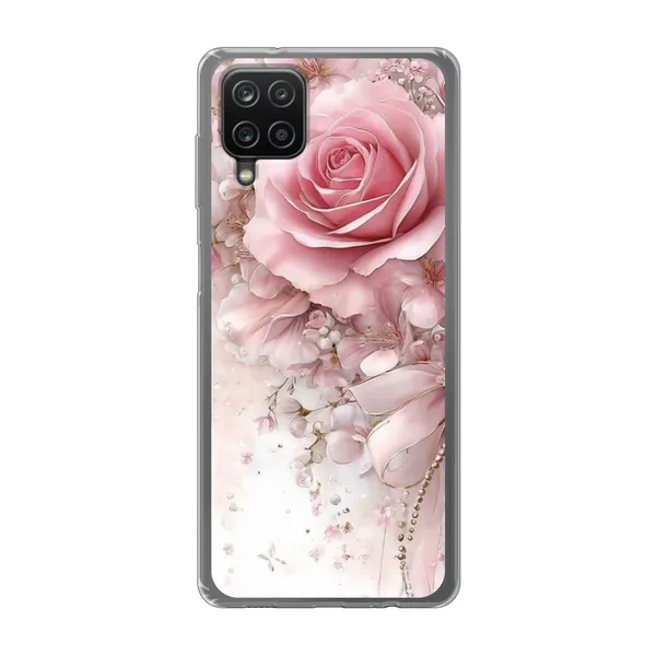 Blushing Rose Pearl Bow Case
