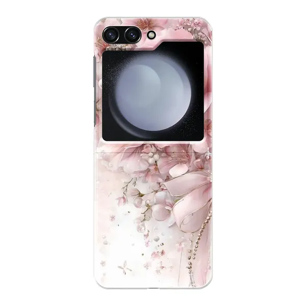 Blushing Rose Pearl Bow Case