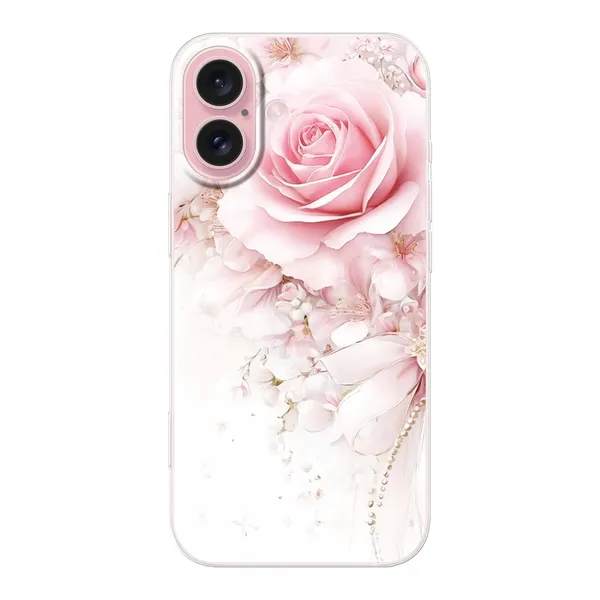 Blushing Rose Pearl Bow Case