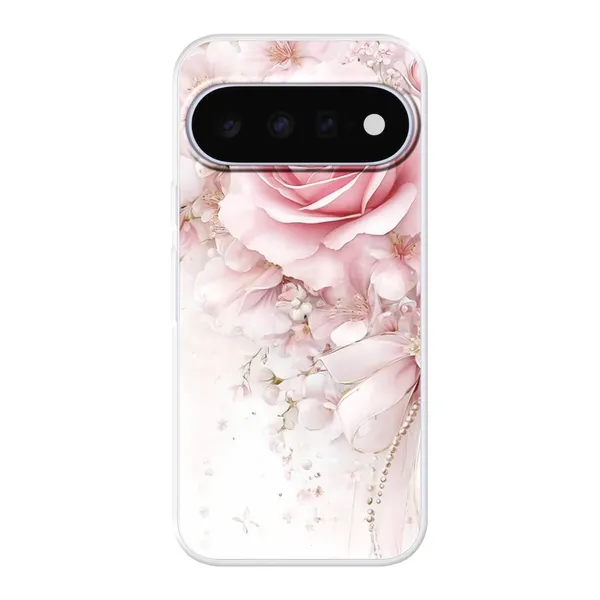 Blushing Rose Pearl Bow Case