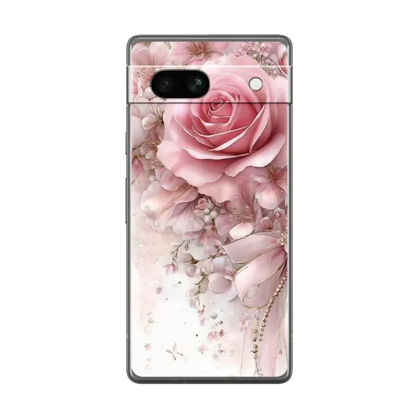 Blushing Rose Pearl Bow Case
