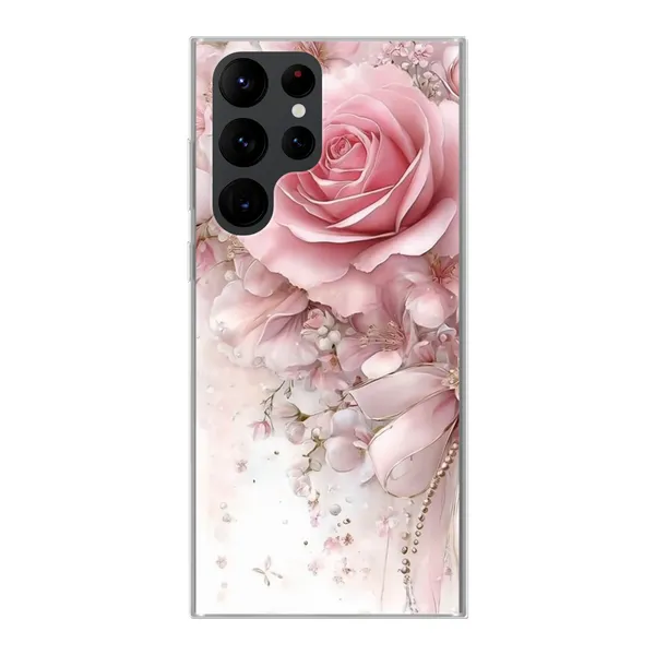 Blushing Rose Pearl Bow Case