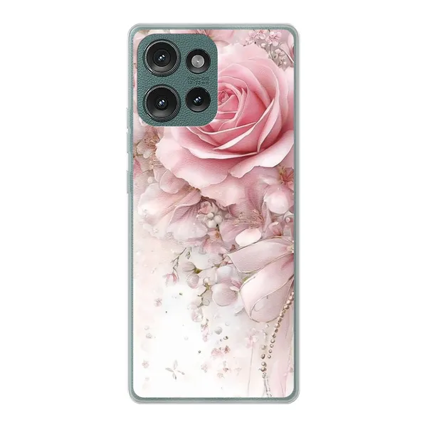 Blushing Rose Pearl Bow Case
