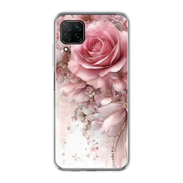 Blushing Rose Pearl Bow Case
