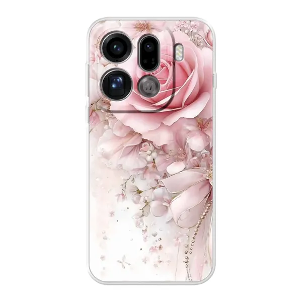 Blushing Rose Pearl Bow Case