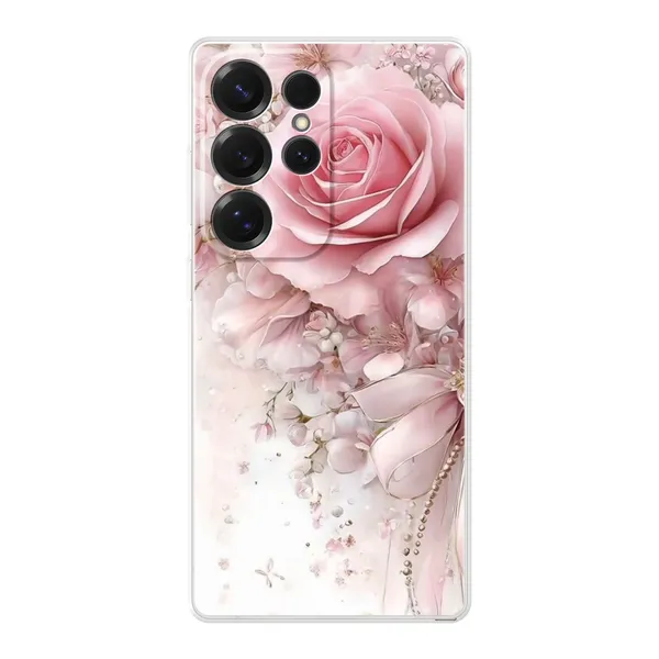 Blushing Rose Pearl Bow Case
