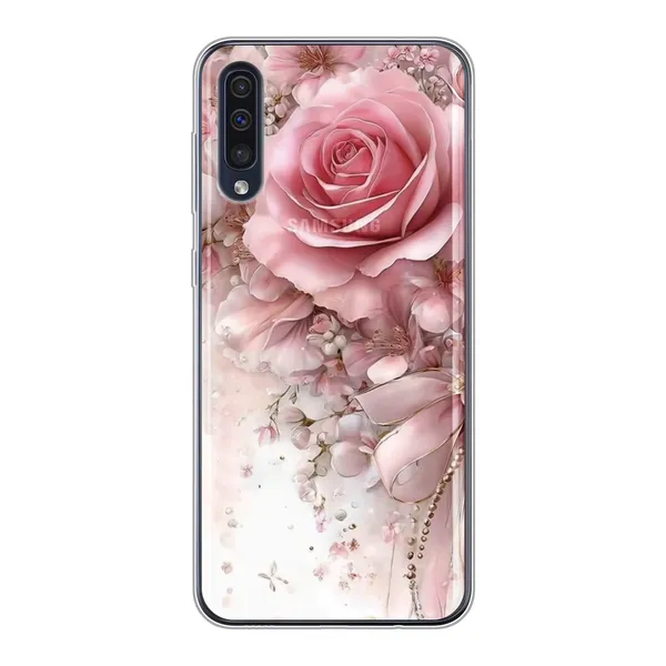 Blushing Rose Pearl Bow Case