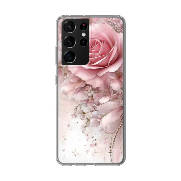 Blushing Rose Pearl Bow Case