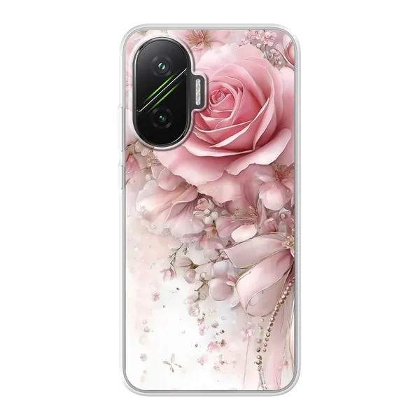 Blushing Rose Pearl Bow Case