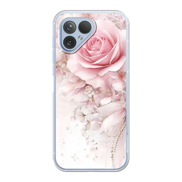 Blushing Rose Pearl Bow Case