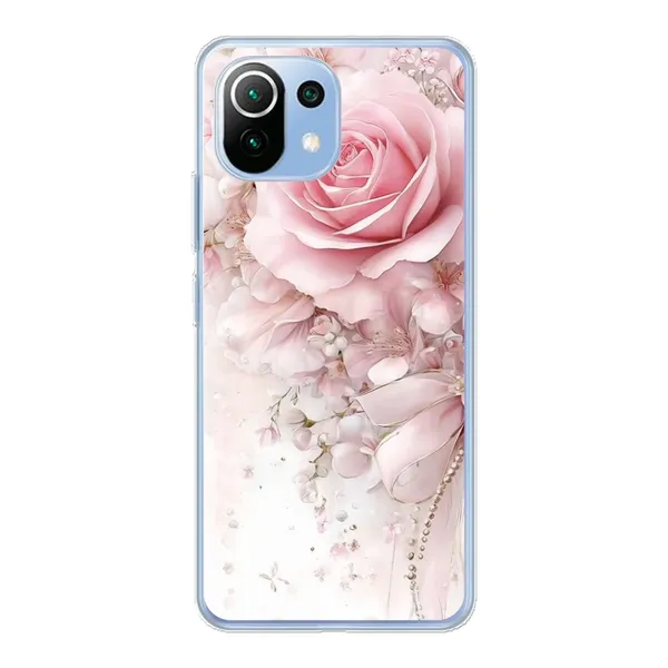 Blushing Rose Pearl Bow Case