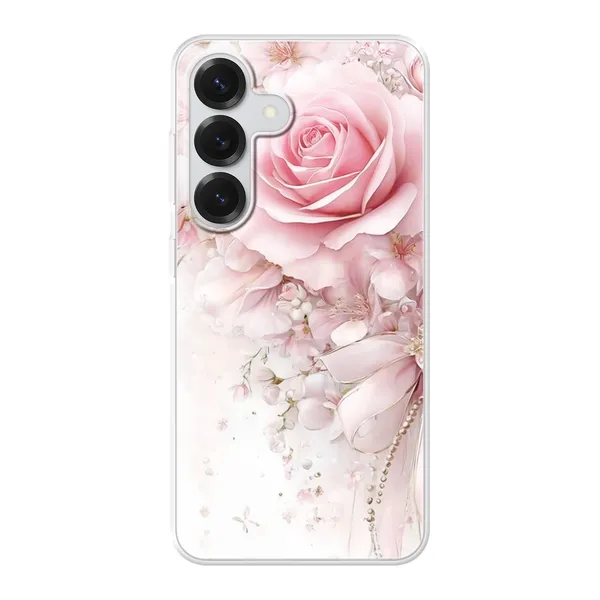 Blushing Rose Pearl Bow Case