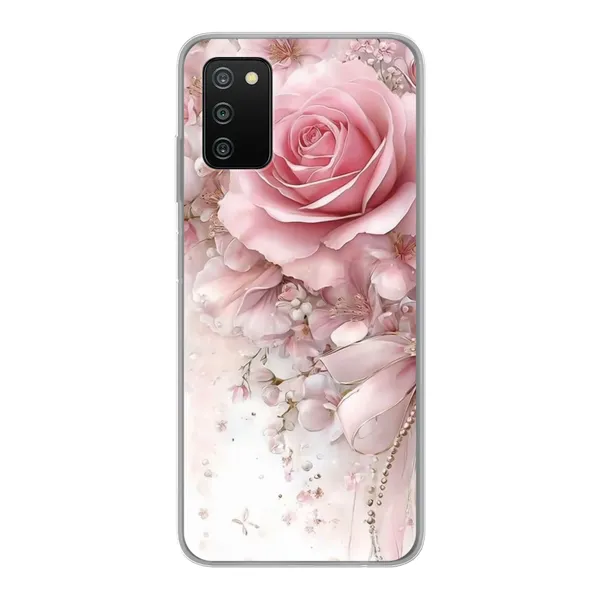 Blushing Rose Pearl Bow Case