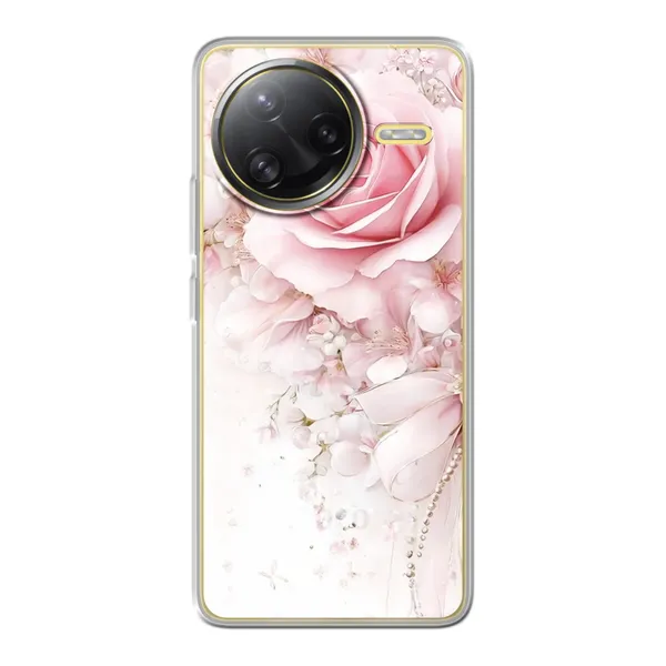 Blushing Rose Pearl Bow Case